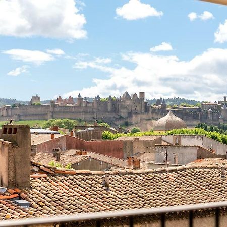 Les Cles De Laure - Wine Loft, Terrasse Et Vue Extraordinaire Sur La Cite Medievale 카르카손 외부 사진