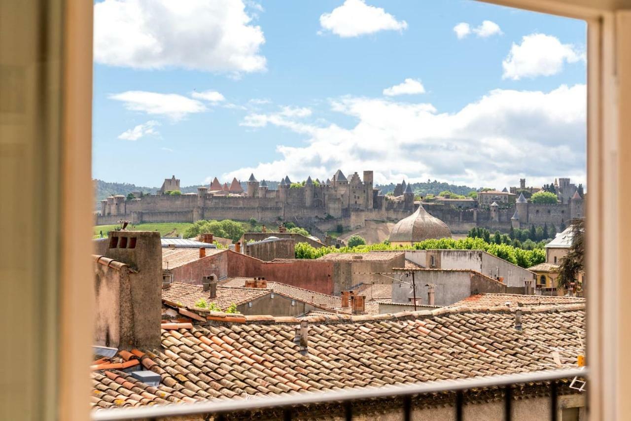 Les Cles De Laure - Wine Loft, Terrasse Et Vue Extraordinaire Sur La Cite Medievale 카르카손 외부 사진